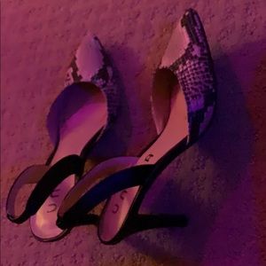 Snake skin heels